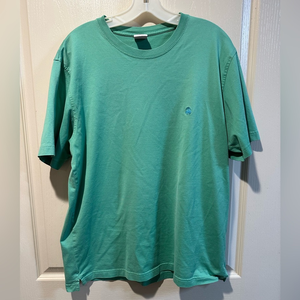 Green Brooks Brothers Short Sleeve Shirt